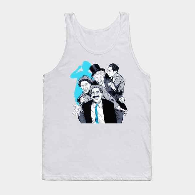 The Marx Brothers - An illustration by Paul Cemmick Tank Top by PLAYDIGITAL2020